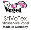 StiVoTex Stickservice Vogel Made in Germany